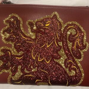 Harry Potter Daniell Elegant Red and Gold Lion Clutch